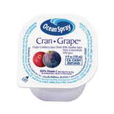 Ocean Spray front packaging showing cran‑grape cups and easy grab convenience