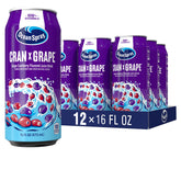 Ocean Spray front packaging showing bold Cran-Grape flavor and 12-pack convenience