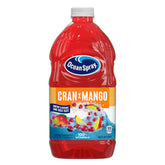 Ocean Spray front packaging showing Cran-Mango bottles and bold label benefits