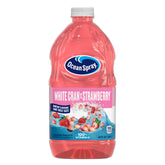 Ocean Spray bottle front packaging showing product and family-friendly sizing benefit