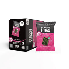 Ocean's Halo front packaging showing Maui Onion flavor and benefits