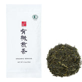 Ocha & Co. front packaging showing premium organic Sencha and benefits