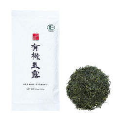 Ocha & Co. front packaging showing brand and fresh organic Gyokuro