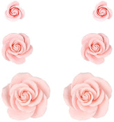O'Creme front packaging showing six pink gumpaste roses for quick decorating