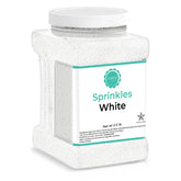 O'CREME white sprinkles jar front view showing packaging and amount
