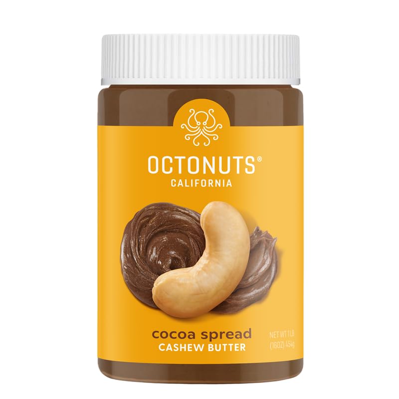 OCTONUTS jar front view showing clean-label and 16 oz size benefit