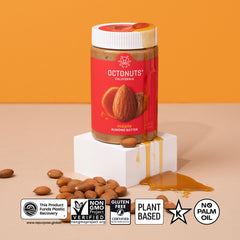 OCTONUTS spread on toast suggesting breakfast and snacking benefit