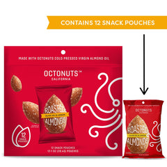OCTONUTS close-up of lemon-seasoned almond texture highlighting crisp roast and flavorful coating benefit