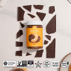 OCTONUTS spread on toast in kitchen scene for quick breakfast boost