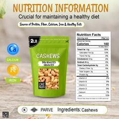 Oh! Nuts cashews close-up texture highlighting dry-roasted crunch and natural flavor