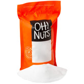 Oh! Nuts front packaging showing 2 lb resealable bag and label benefits
