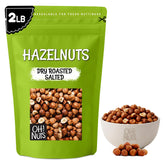 Oh! Nuts front packaging showing 2 pound bag and product benefit freshness