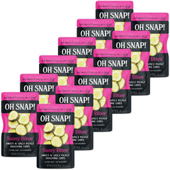 Oh Snap front packaging showing 12-pack and bright branding for easy recognition