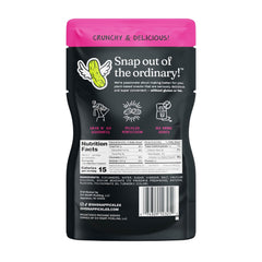 Oh Snap pouch tucked inside a lunchbox offering portable healthy snacking