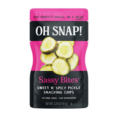 Oh Snap close-up of crisp cucumber bite showcasing crunchy texture benefit