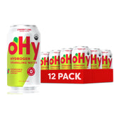 oHy front can Cherry Lime showing branding and smooth fizz benefit