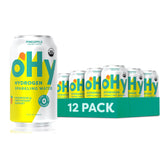 oHy can front packaging showing pineapple branding and smooth hydration benefit