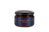 OILLADI front jar showing Kalamon olive spread and pantry-ready convenience