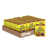 Old El Paso front packaging showing 32 packets and brand appeal