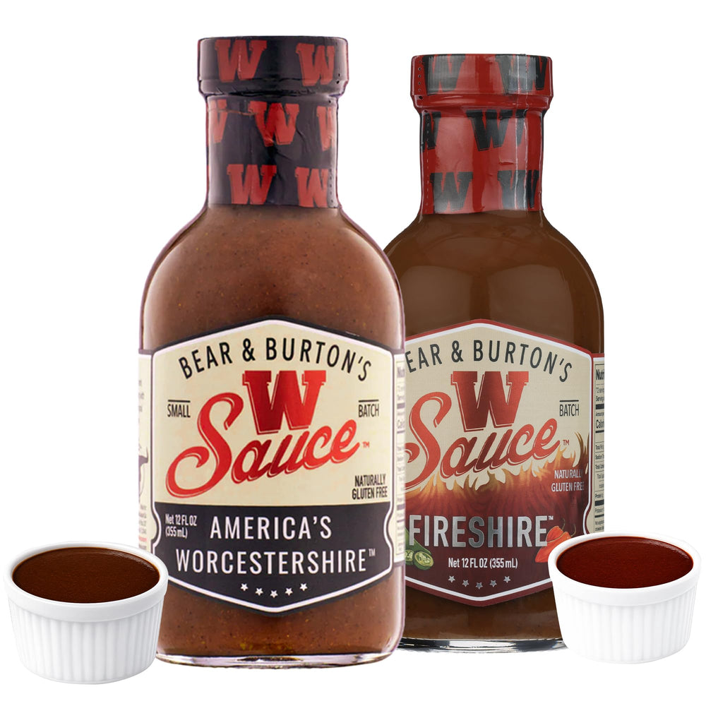 Old Florida Sauce Co. front packaging showing two 12 oz bottles and clear branding benefit: easy pantry upgrade