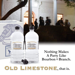 Old Limestone pouring into glass illustrating precise splash control and flavor balance