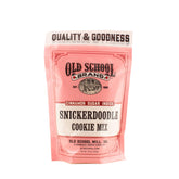 Old School Brand front packaging showing mix and cinnamon packet, clear directions benefit