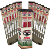 Old Trapper front packaging showing 12-pack and bold branding benefit convenience