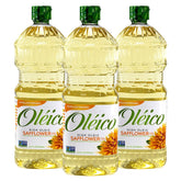 Oleico front view of three 32.3 fl oz bottles showing packaging and brand clarity and convenience