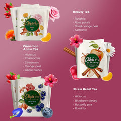 Olinda tea bag close-up of individual wrapper highlighting freshness and convenience