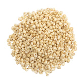 OLIVENATION front packaging of organic puffed millet showing 16 oz bag and clean-label benefits