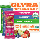 Olyra front packaging variety pack showing organic labels and count