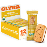 Olyra front packaging showing 12-count box and nutritional benefits