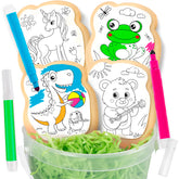 OMCookie front packaging with bucket showing gift-ready presentation and convenience