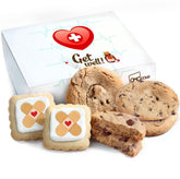 OMCookie front packaging showing gift basket presentation and freshness