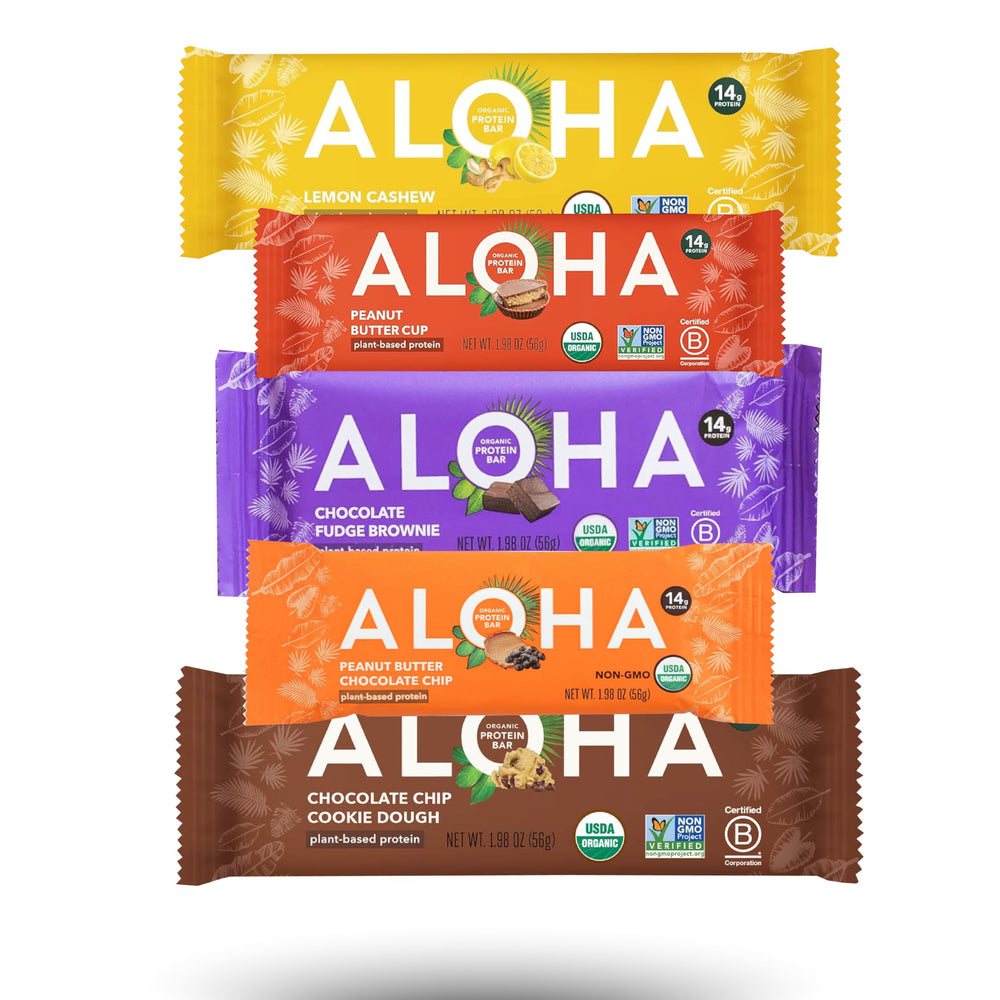 OMNICOAST GOODS front packaging showing 12-bar variety and flavor labels for easy selection
