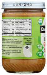 Once Again cashew butter texture swipe highlighting creamy, spreadable consistency