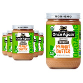 Once Again front packaging glass jar showing clean single-ingredient label and benefits