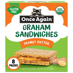 Once Again front packaging showing box benefits and organic label