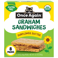 Once Again front packaging displaying 8-count box and labeling benefits
