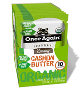 Once Again front packaging showing box of 10 packets and benefits