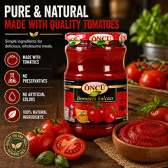ÖNCÜ open jar with paste visible, ready to use and preservative-free