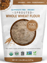 One Degree Organics front packaging showing 80 oz bag and organic seal benefits