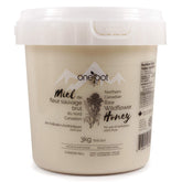 OneRoot front jar view showing label and 6.6 lb size, brand clarity and value