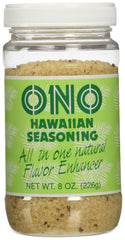 Ono seasoning front packaging showing label and island-made benefit