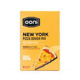 ooni front packaging showing the New York Style dough mix and simple preparation