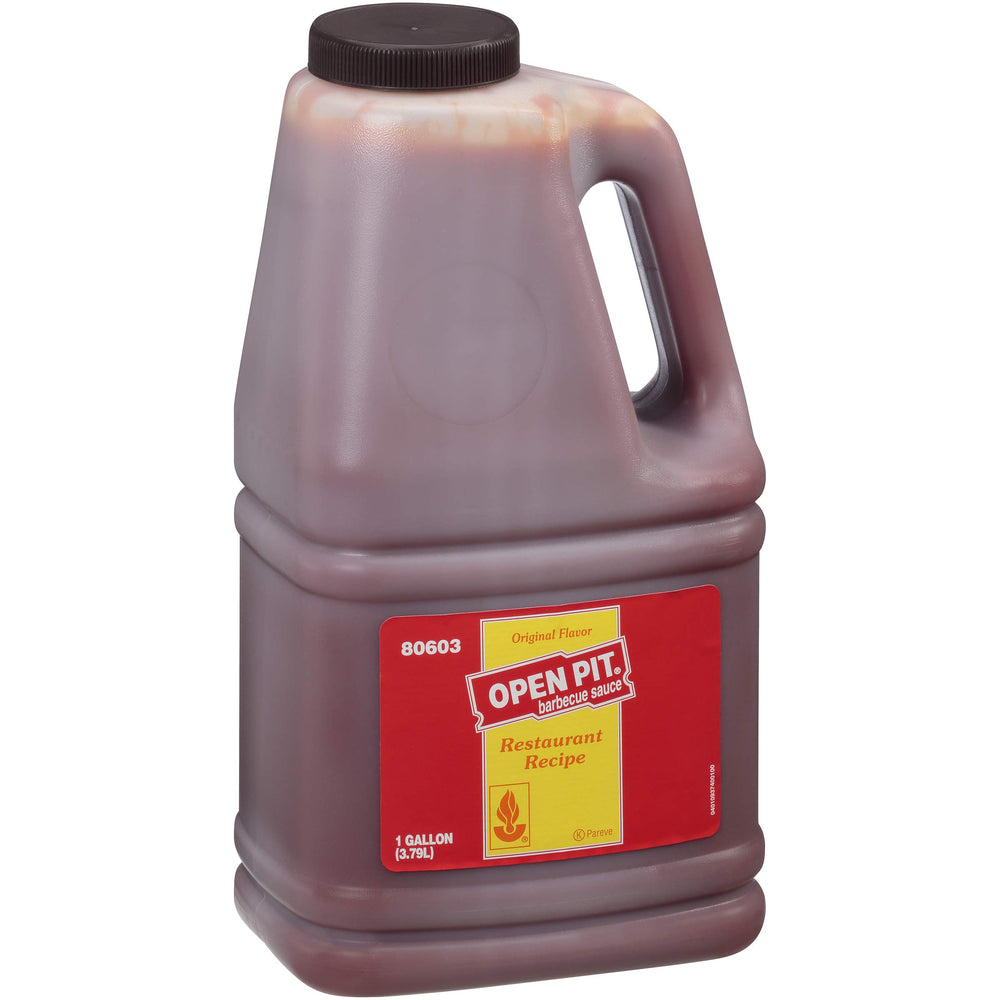 Open Pit 1-gallon jug front view showing label and bulk packaging benefit