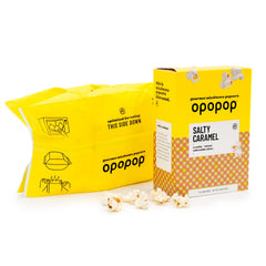 OPOPOP front packaging showing nine-bag box and flavor benefit