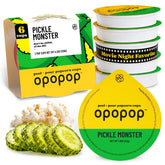 OPOPOP front packaging showing Pickle Monster flavor for a bold snack