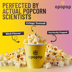 Opopop popcorn in a bowl on a sofa for a movie-night snack