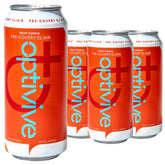 Optivive front packaging showing fruit punch bottle and medical-friendly benefits